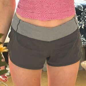 Lululemon grey athletic shorts, great condition